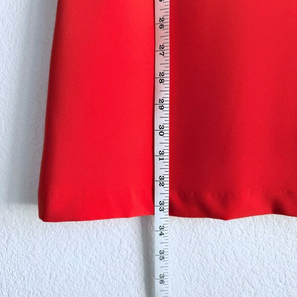 NWT Amanda Uprichard Augusta Sleeveless Mini Tennis Dress in White & Orange Sz S - Picture 13 of 16